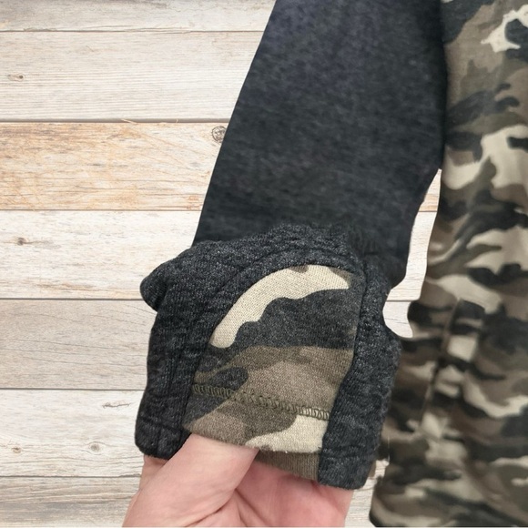 Ampersand Ave Camo Double Hoodie - Picture 6 of 6